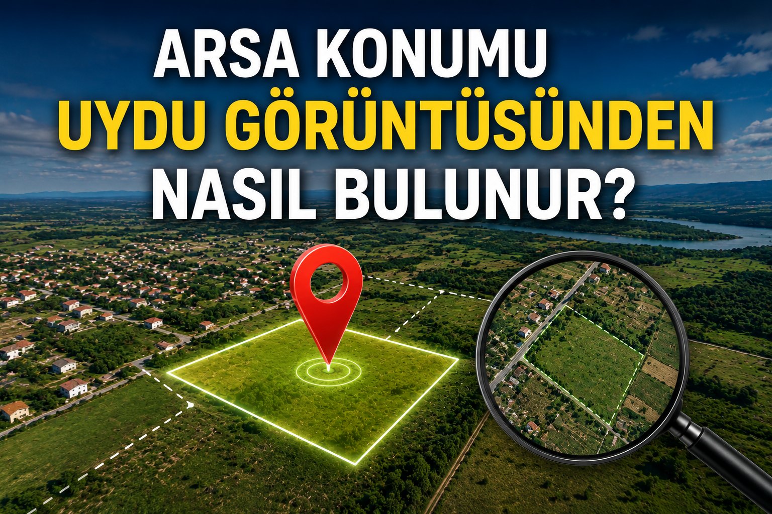 Arsa Konumu Uydu Görüntüsünden Nasıl Bulunur?
